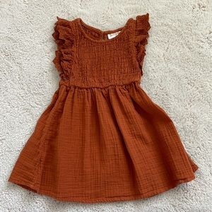Cat & Jack Burnt Orange Sleeveless Dress